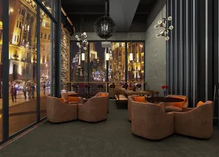 咖啡店休闲区效果图图片