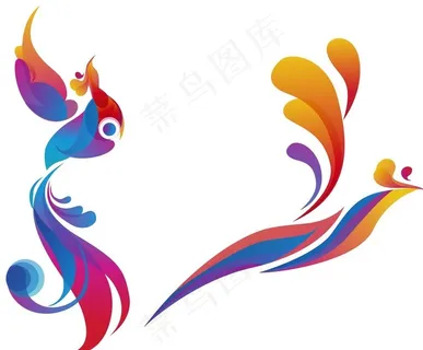 幻彩凤凰图片