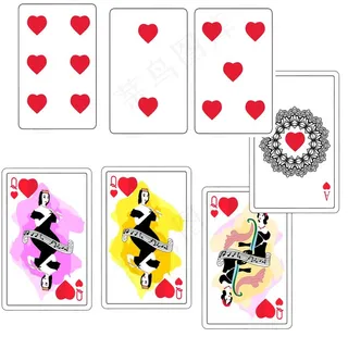 扑克牌素材图片