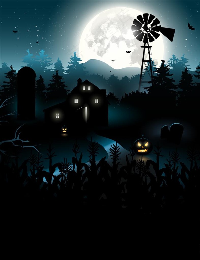 万圣节背景图片
