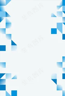 蓝色简约商务背景图片