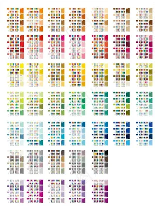 广告公司色谱图片