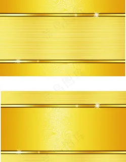 金色高档空白名片模板图片