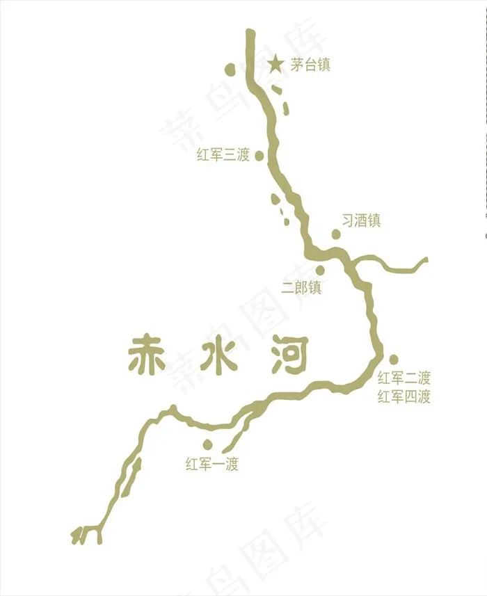 赤水河图片ai矢量模版下载