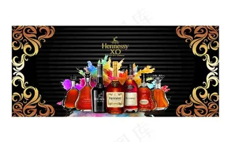 洋酒xo海报图片