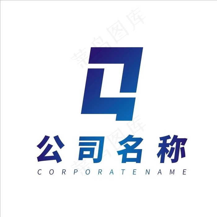 字母Qlogo设计图片cdr矢量模版下载