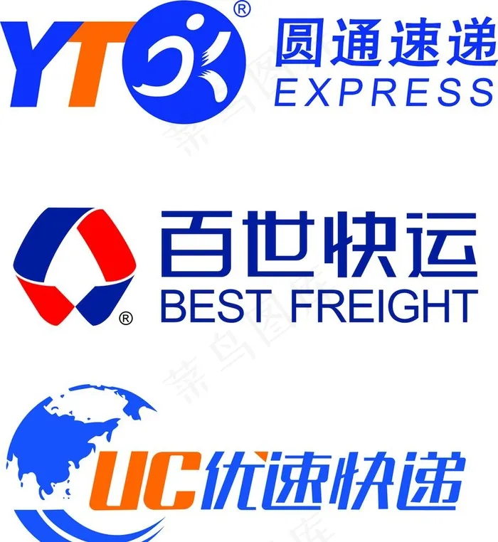快递logo图片cdr矢量模版下载