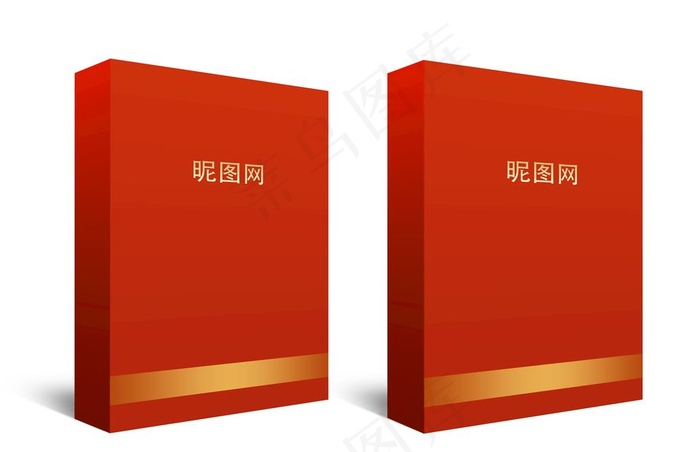 纸盒盒子包装样机图片