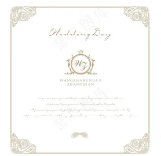 欧式婚礼背景板图片