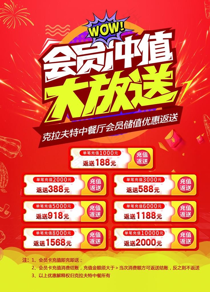 会员充值海报图片(3543X4724(DPI:150))psd模版下载
