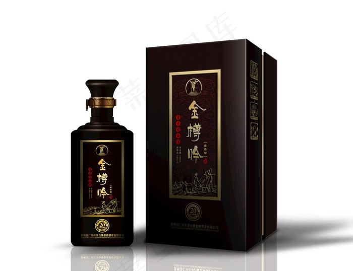 酒盒 白酒包装 酱香酒 礼盒图片cdr矢量模版下载