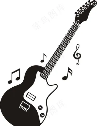 吉他矢量图图片