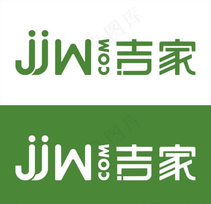 吉家房地产logo图片cdr矢量模版下载