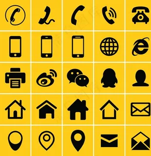 名片图标素材图片