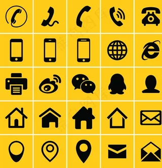 名片图标素材图片