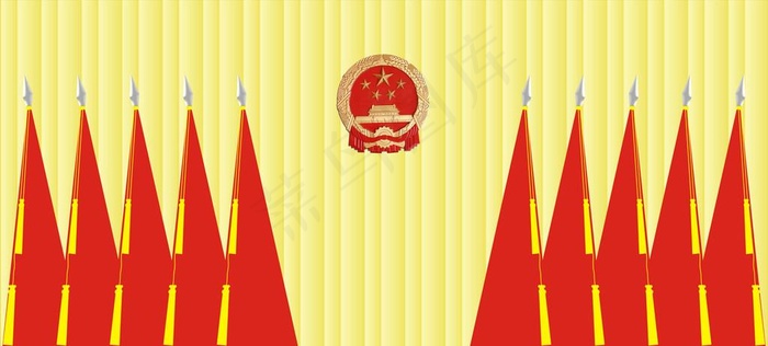 七一党代会主席台图片cdr矢量模版下载