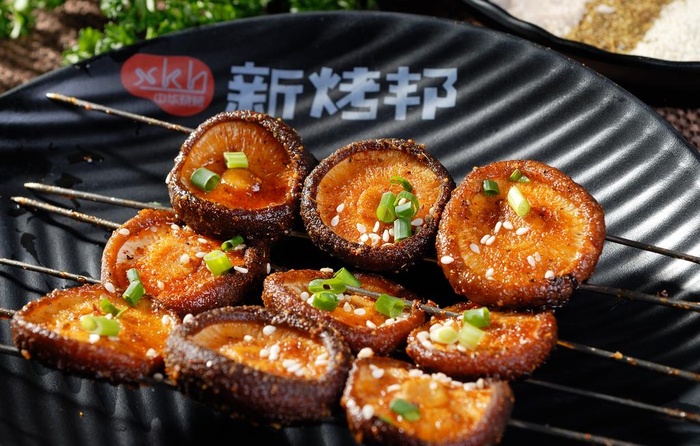 烤香菇图片