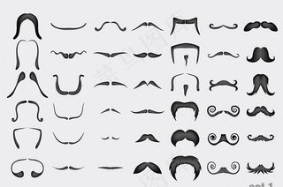 胡须设计图片