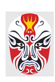 中国风传统京剧脸谱图片