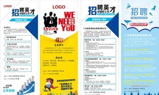 企业招聘展架图片