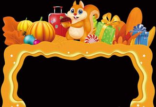 秋季门头美陈图片