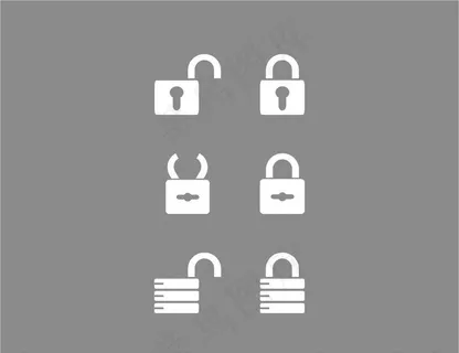 矢量锁图标图片