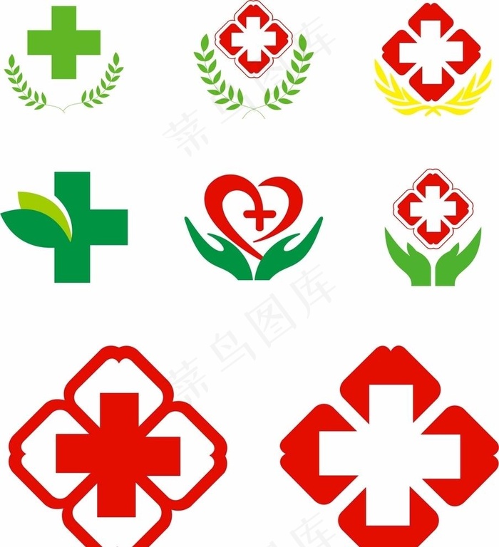 红十字图片cdr矢量模版下载