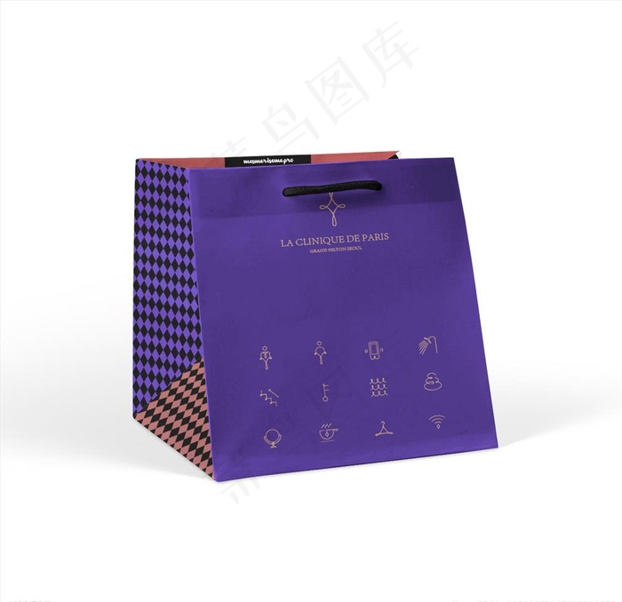 手提袋样机图片psd模版下载