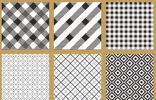 黑白布料纹理图片