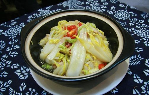 砂锅娃娃菜图片 砂锅娃娃菜图片
