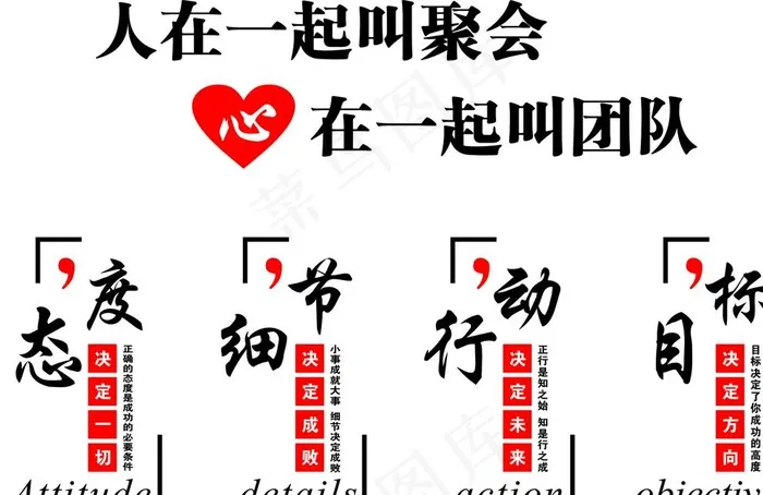企业文化墙图片cdr矢量模版下载
