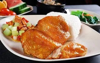 餐秘制鸡排饭图片