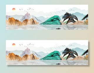 新中式装饰画图片