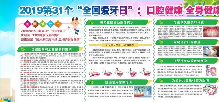 爱牙日图片(6000X3000(DPI:150))psd模版下载