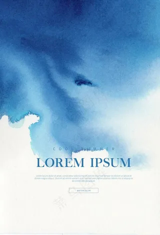 中式水彩晕染背景图片