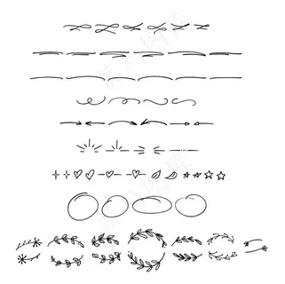 黑白曲线花边图片