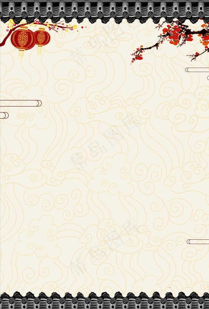 复古海报背景素材图片cdr矢量模版下载