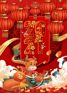 2021插画海报图片 2021插画海报图片