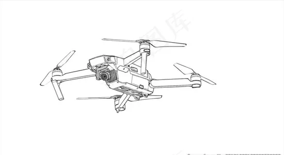 无人机矢量图图片