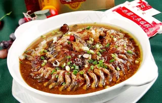 豉汁蒸鳗鱼图片