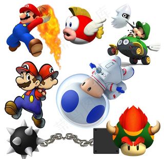 马里奥卡通素材图片
