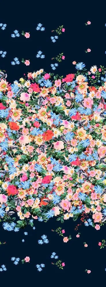 双边定位花图片