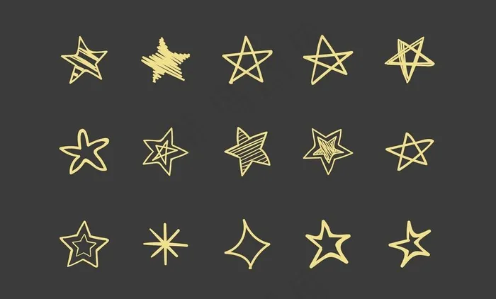 Q版矢量卡通星星图片