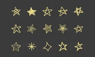 Q版矢量卡通星星图片