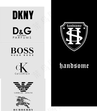 名牌服饰矢量标志图片