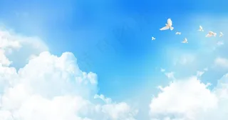 蓝天白云图片