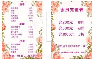 价格表 会员 充值 KT 花图片