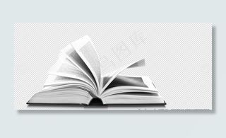 免扣书本素材图片