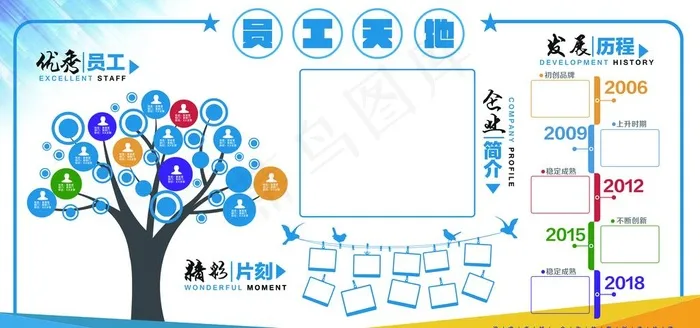员工天地图片(7087X3543(DPI:150))psd模版下载