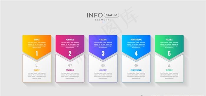 信息图表图片ai矢量模版下载